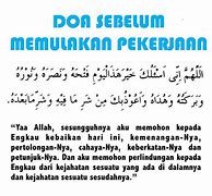 Baca Doa Sebelum Bekerja